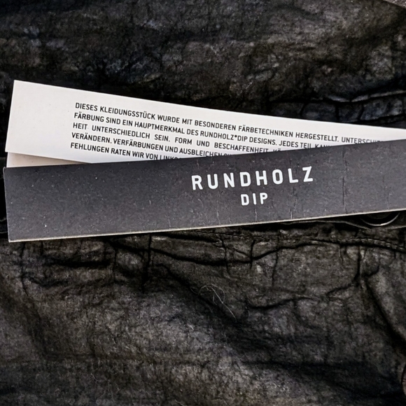 NWT Rundholz Dip Drop Crotch Cotton Pants – Black – Size L - Picture 6 of 9